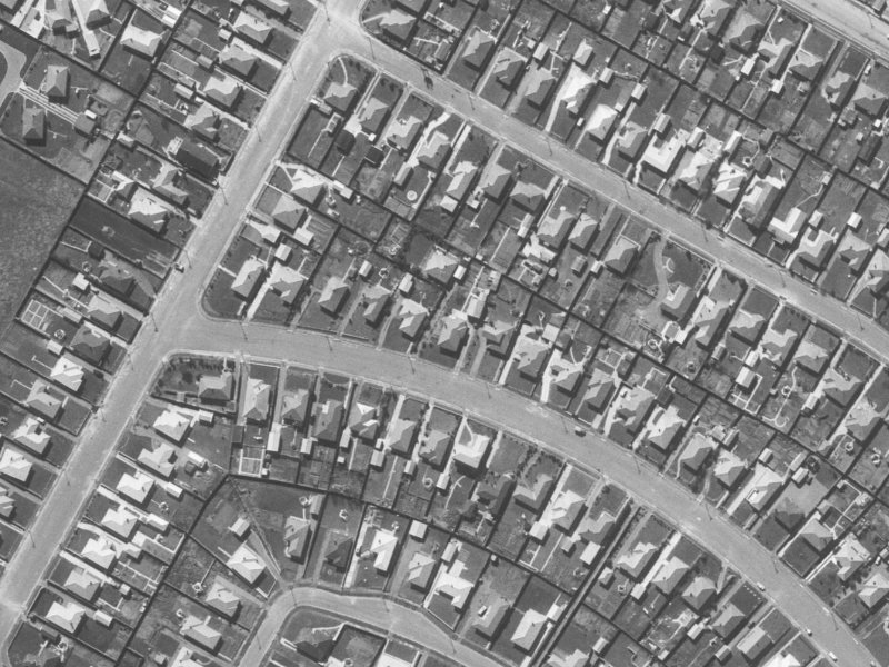 13 Richards Avenue from the air, 1960-1964