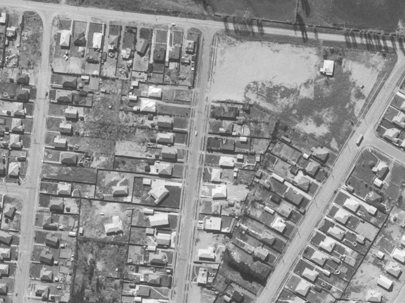 46 Parnwell Street from the air, 1960-1964