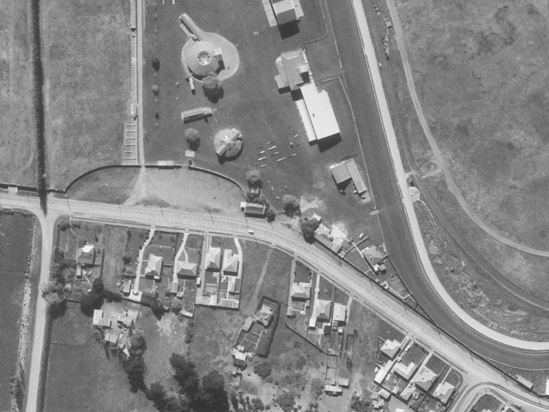 1 Blue Gum Place from the air, 1960-1964