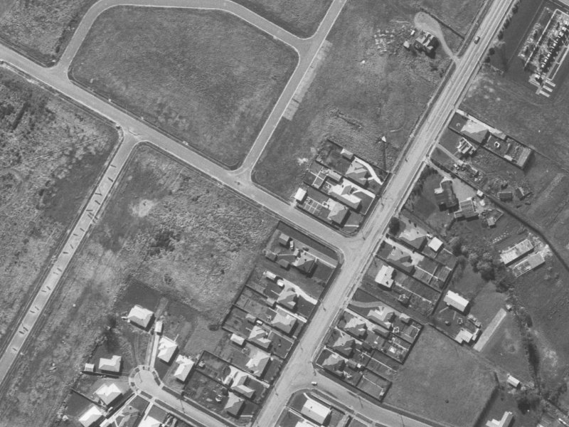 1B Kilburn Street from the air, 1960-1964