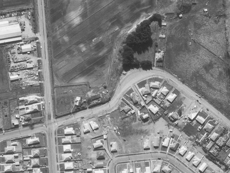 302 Lake Terrace Road from the air, 1960-1964