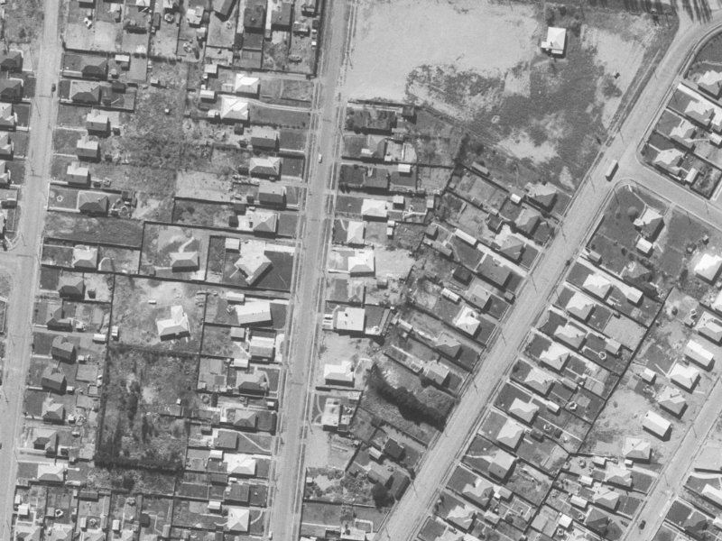 40 Parnwell Street from the air, 1960-1964