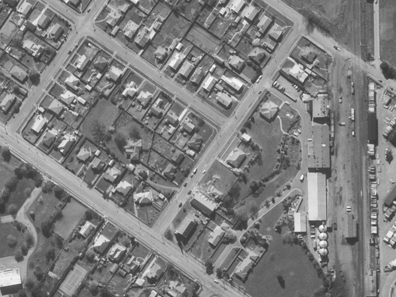 15 Chapel Street from the air, 1960-1964