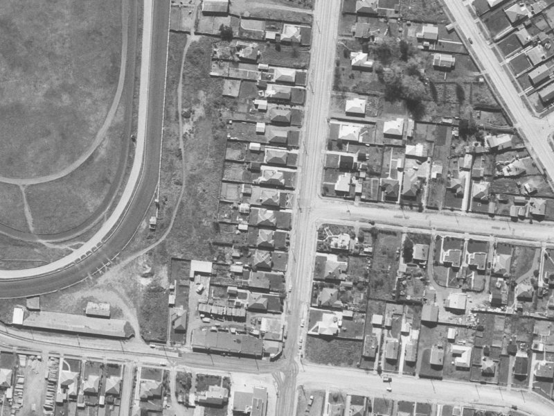 221 Bower Avenue from the air, 1960-1964