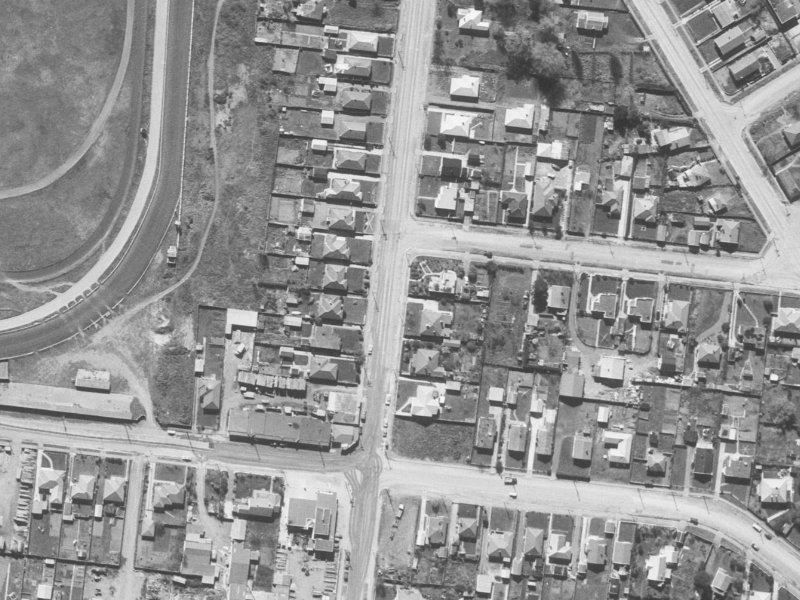 214A Bower Avenue from the air, 1960-1964