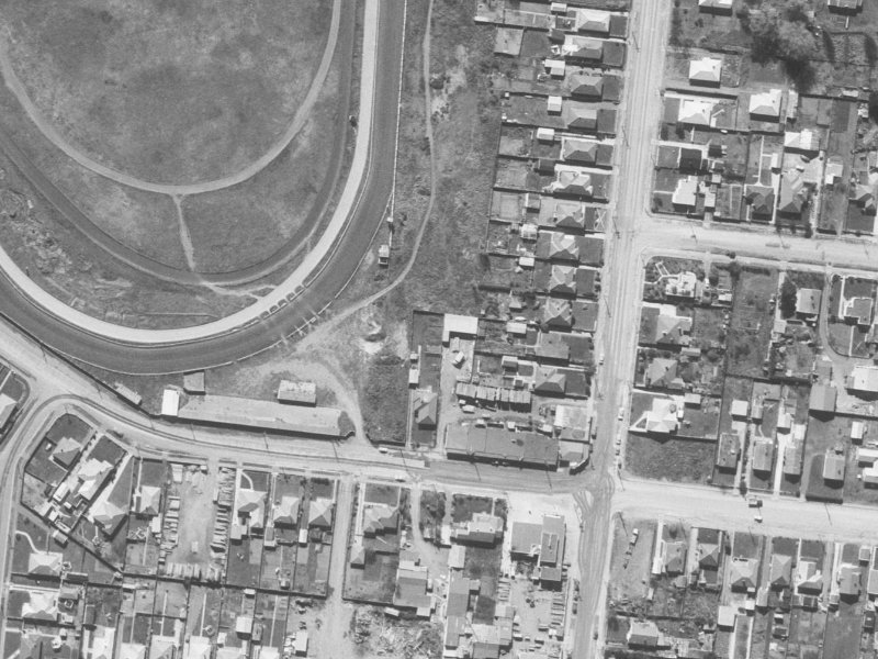 215C Bower Avenue from the air, 1960-1964