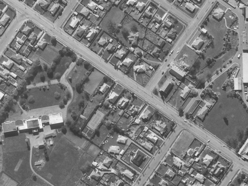 3 Harewood Road from the air, 1960-1964