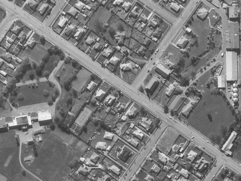 72 Harewood Road from the air, 1960-1964