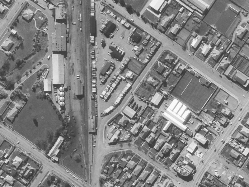 4A Restell Street from the air, 1960-1964