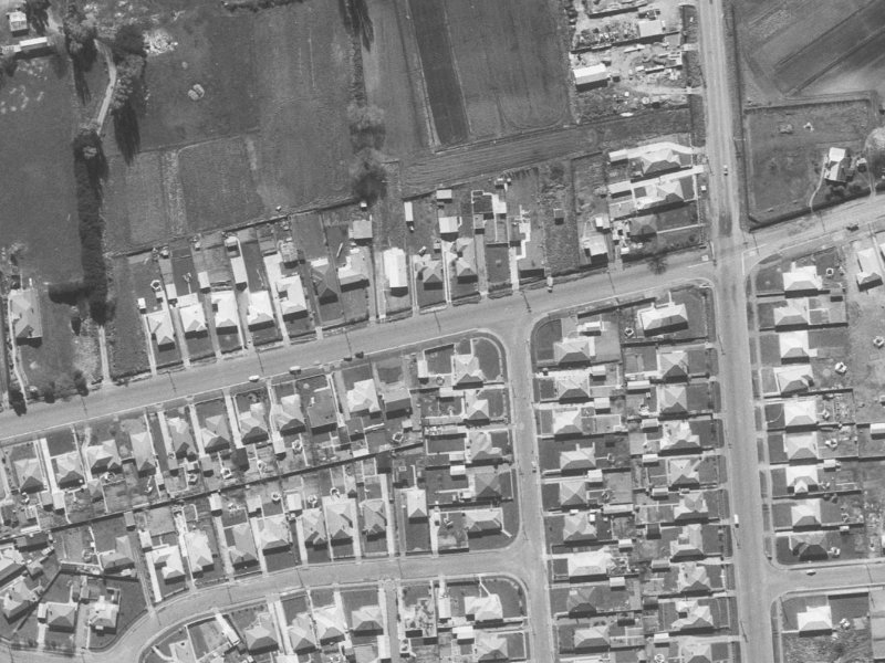 121 Briggs Road from the air, 1960-1964