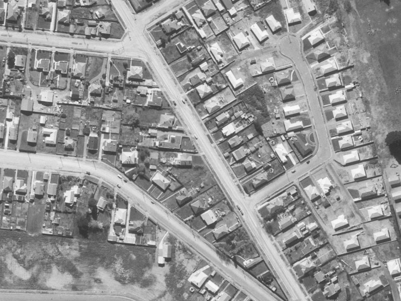 92B Marriotts Road from the air, 1960-1964