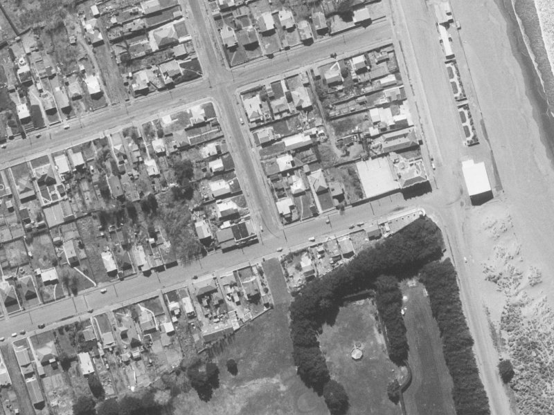 34 Bowhill Road from the air, 1960-1964