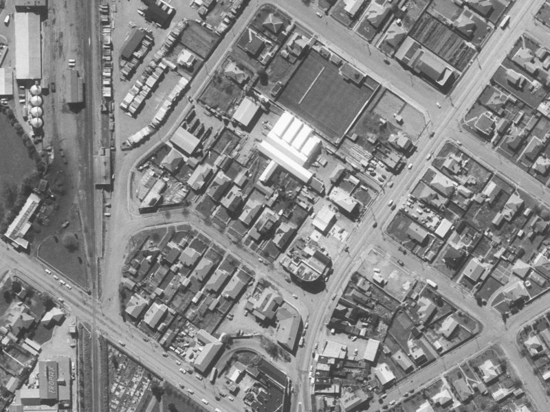12 Winston Avenue from the air, 1960-1964