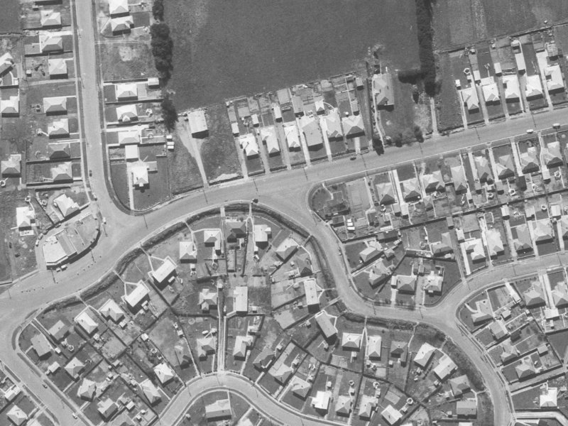 Briggs Road from the air, 1960-1964