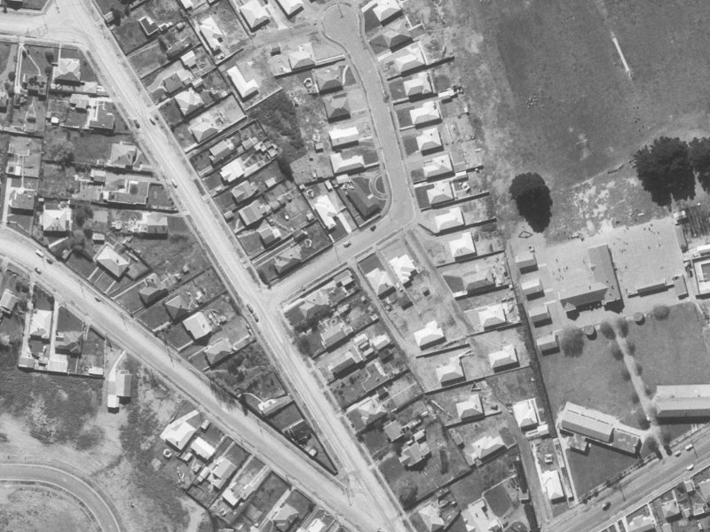 6 Leverett Place from the air, 1960-1964