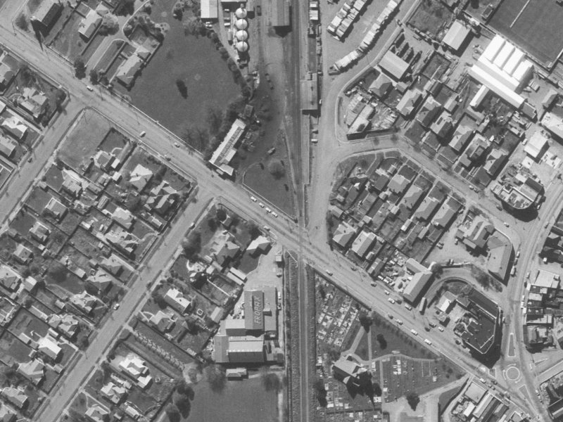 31 Harewood Road from the air, 1960-1964