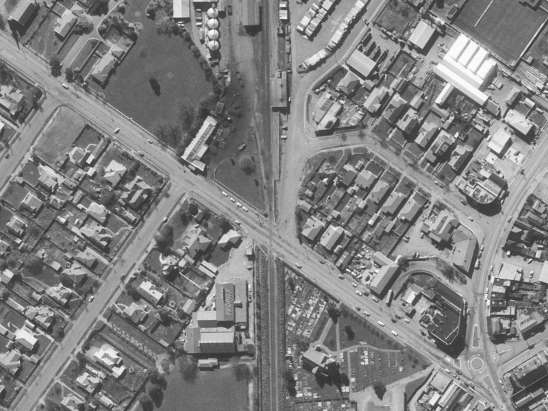 28RR Harewood Road from the air, 1960-1964