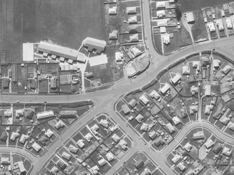 73 Briggs Road from the air, 1960-1964