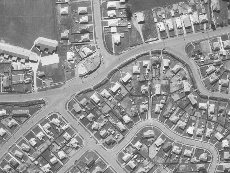 80 Briggs Road from the air, 1960-1964