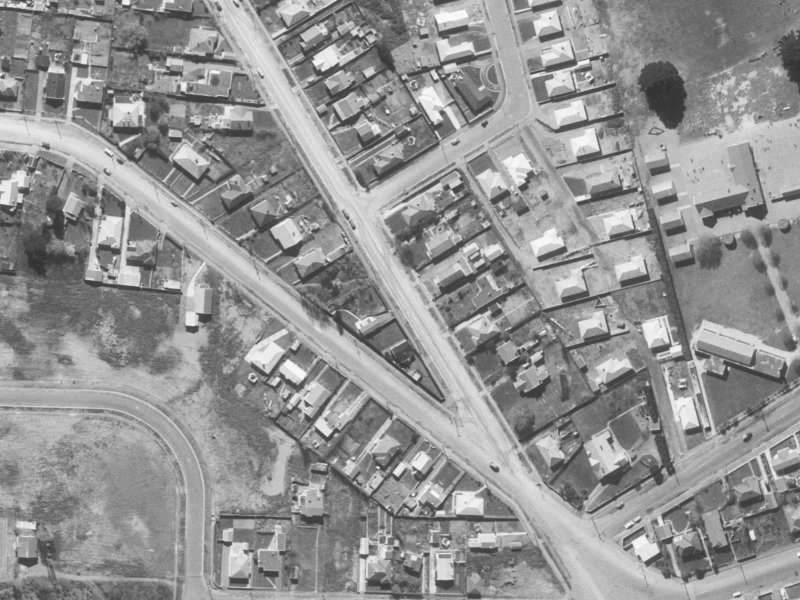 104 Marriotts Road from the air, 1960-1964