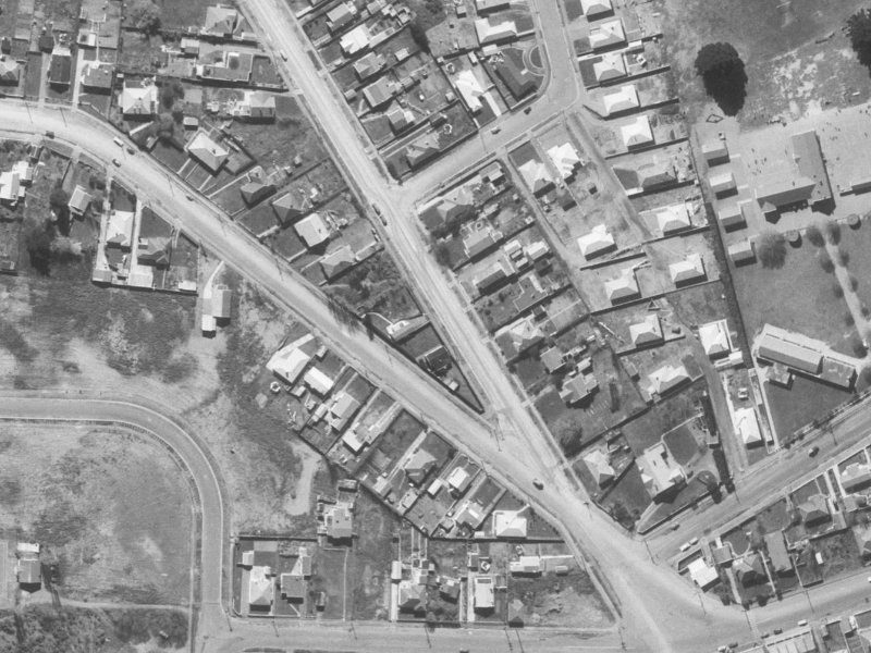 Marriotts Road from the air, 1960-1964