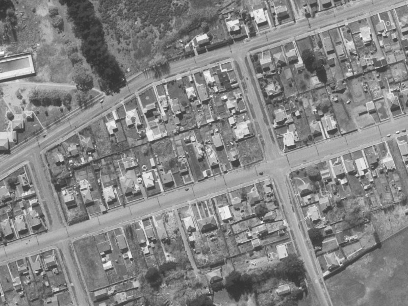 108 Bowhill Road from the air, 1960-1964
