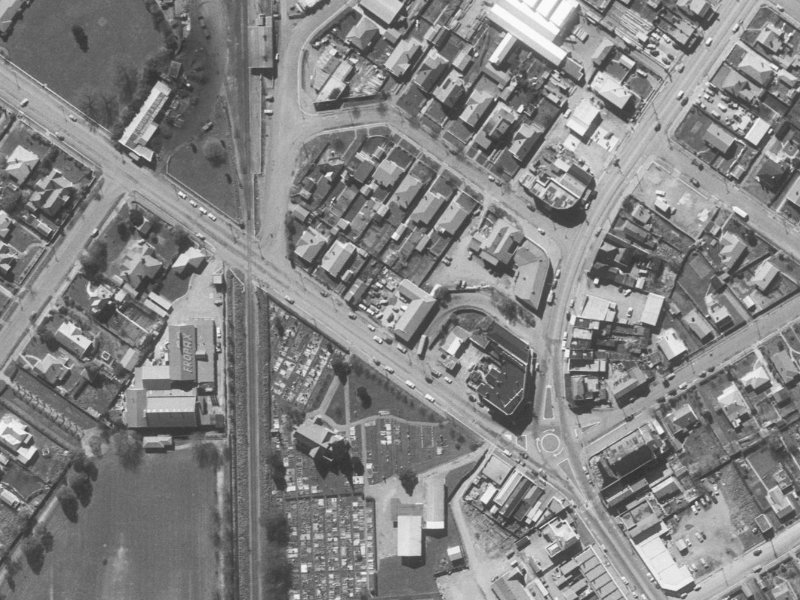 16B Harewood Road from the air, 1960-1964