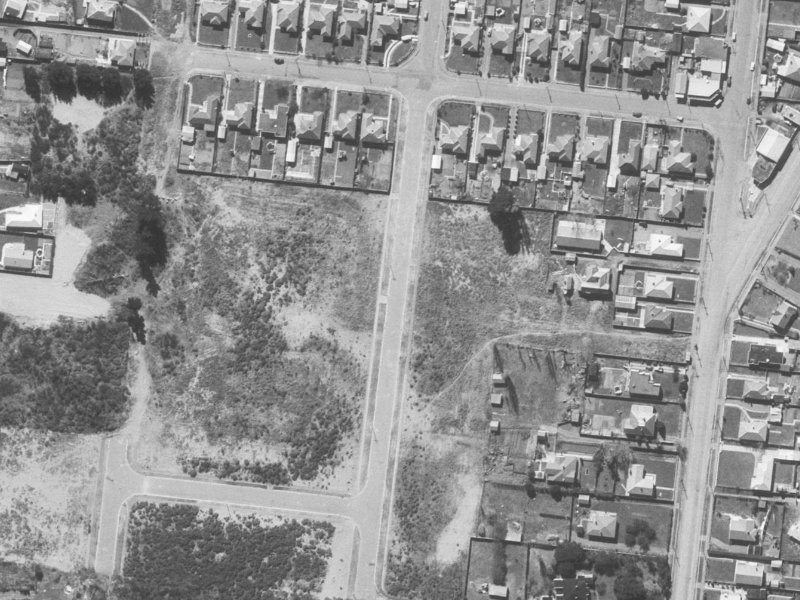 62 Baynes Street from the air, 1960-1964