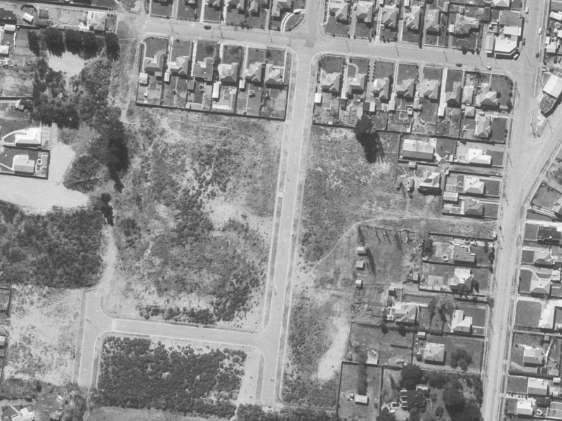 57 Baynes Street from the air, 1960-1964
