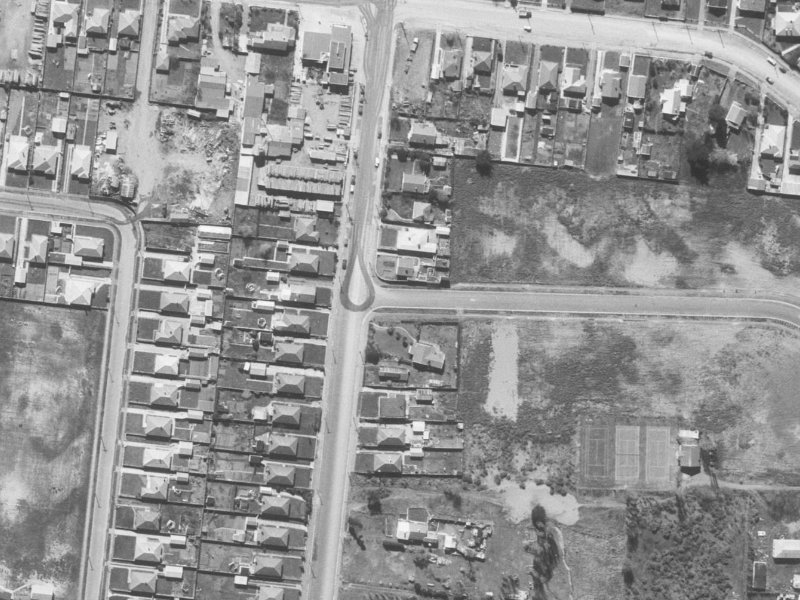 8 Palmers Road from the air, 1960-1964