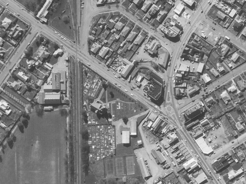 12 Harewood Road from the air, 1960-1964