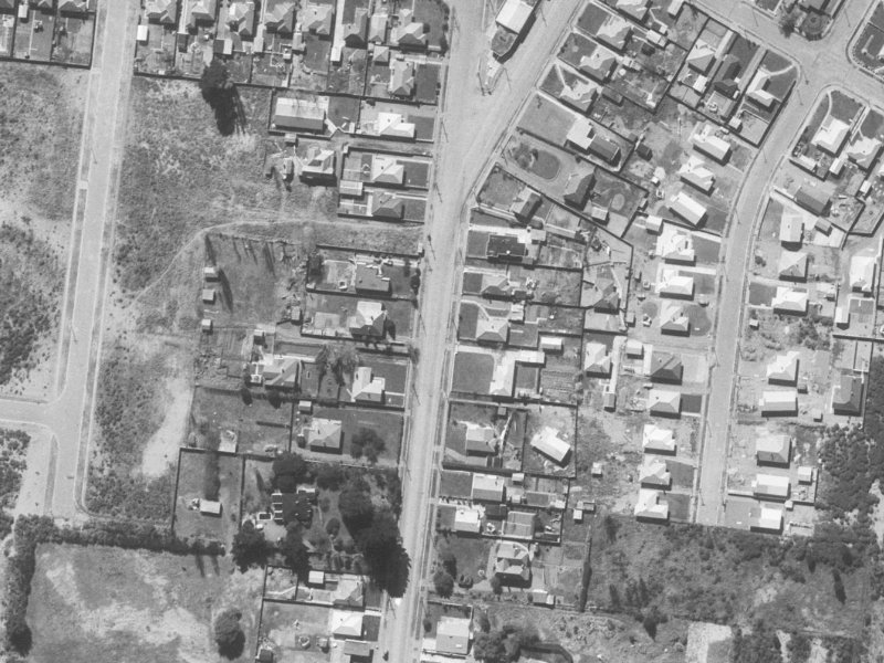 47 Bassett Street from the air, 1960-1964