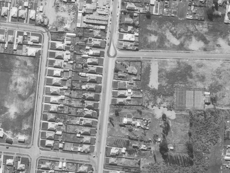 182 Bower Avenue from the air, 1960-1964