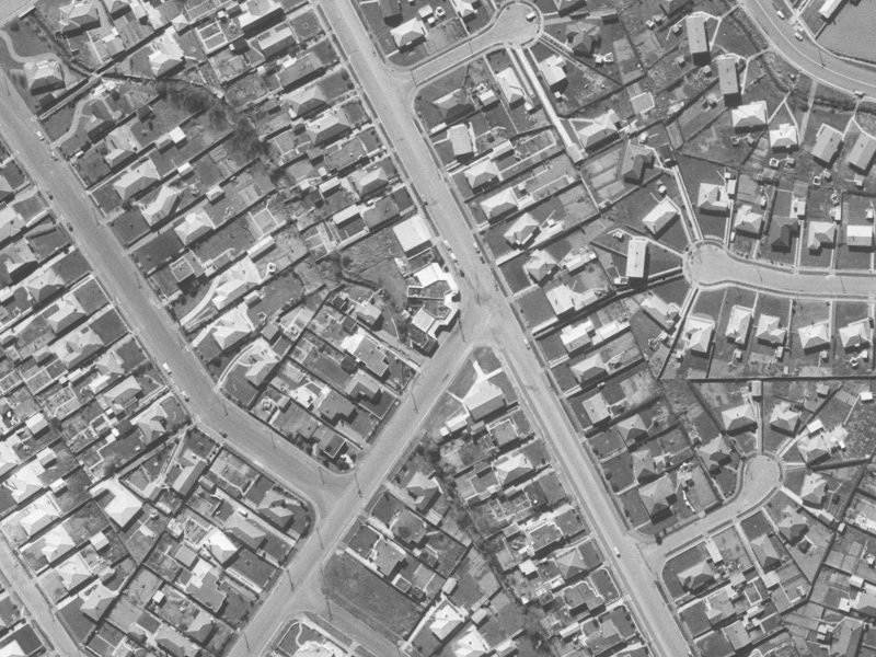 325 Westminster Street from the air, 1960-1964