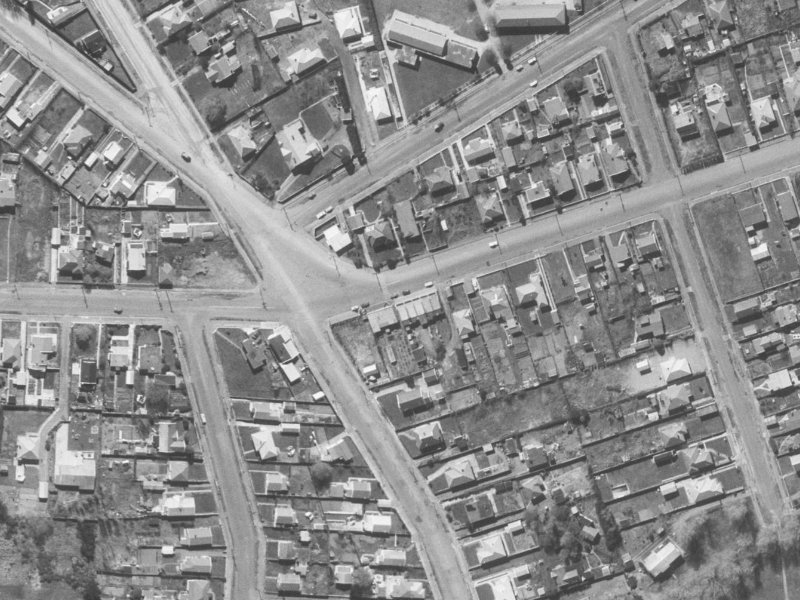 165 Bowhill Road from the air, 1960-1964