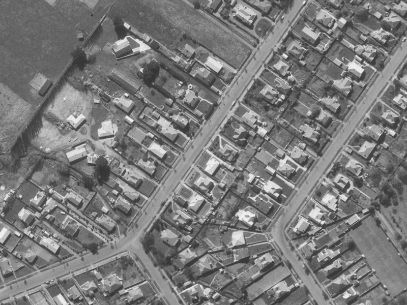 166 Matsons Avenue from the air, 1960-1964