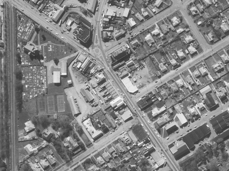 482 Papanui Road from the air, 1960-1964