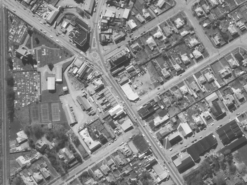 474 Papanui Road from the air, 1960-1964