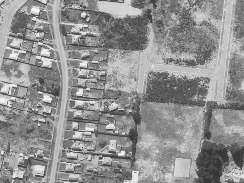 21 Loughton Street from the air, 1960-1964