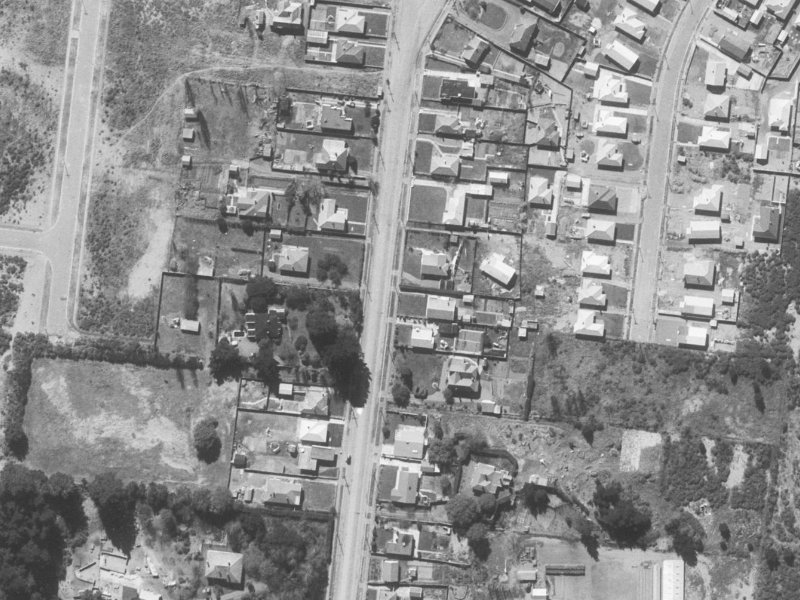 34 Bassett Street from the air, 1960-1964