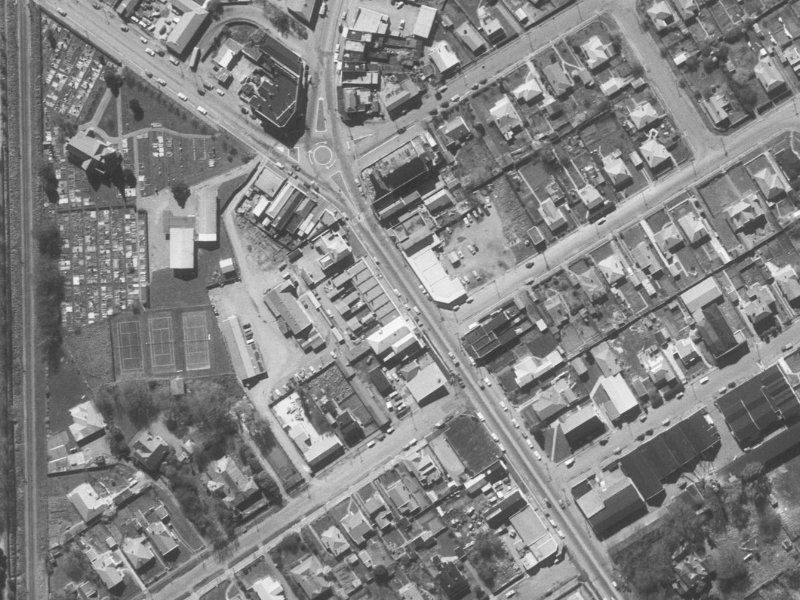 489 Papanui Road from the air, 1960-1964
