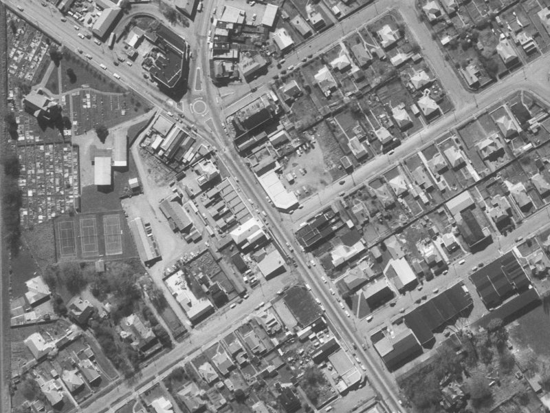 472 Papanui Road from the air, 1960-1964