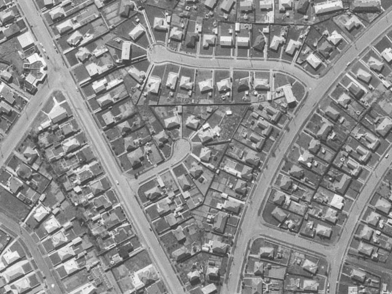 7 Dana Place from the air, 1960-1964