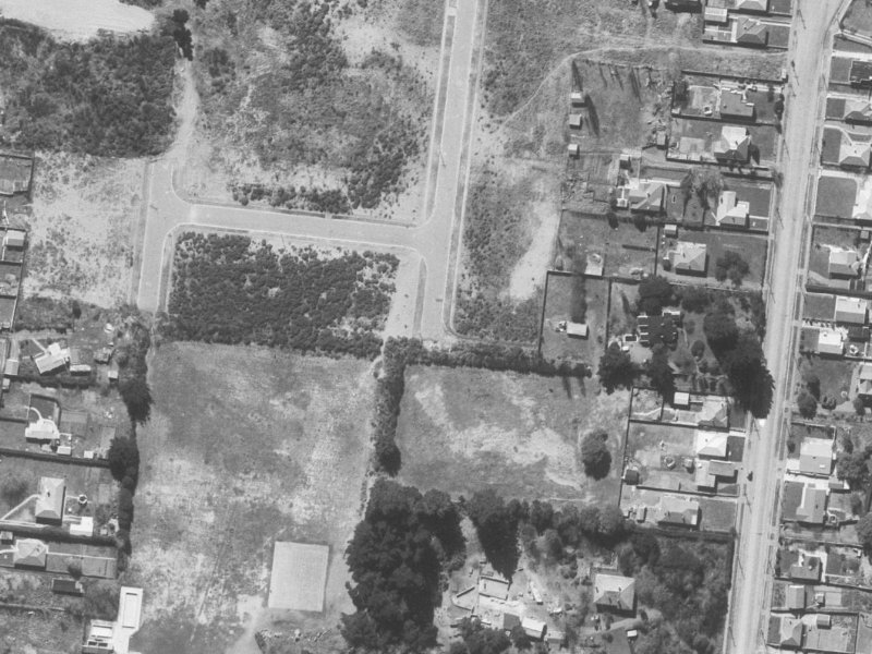 39 Baynes Street from the air, 1960-1964