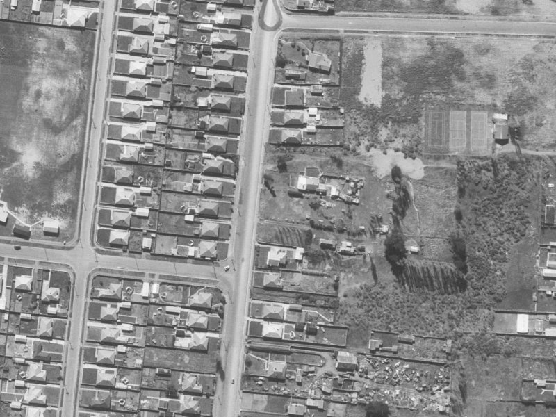 51 Castletown Place from the air, 1960-1964