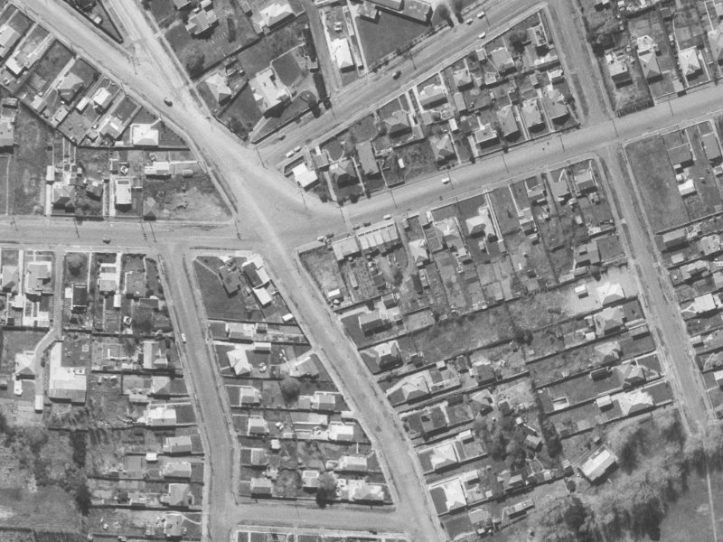 167C Bowhill Road from the air, 1960-1964