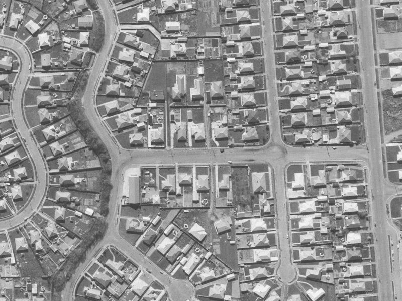 11 Voss Street from the air, 1960-1964