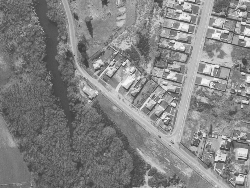 44 Lake Terrace Road from the air, 1960-1964