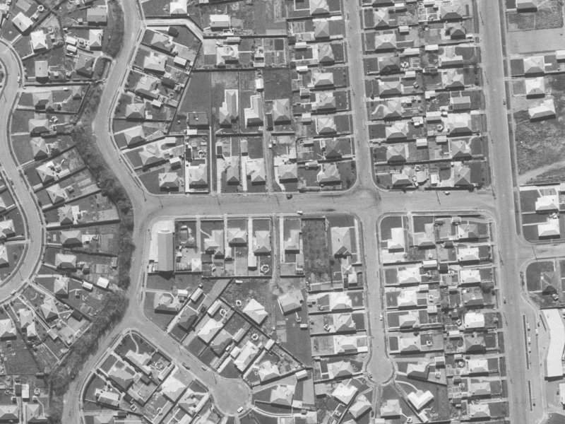 Voss Street from the air, 1960-1964