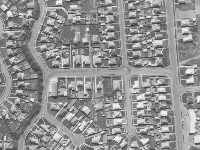 14 Voss Street from the air, 1960-1964